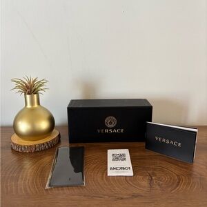Versace Black and Gold Sunglasses Empty Box